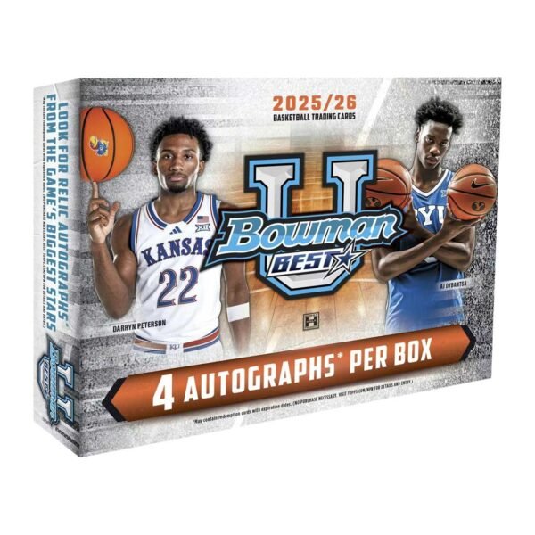 2025-26 Bowman University Best Basketball Hobby Box
