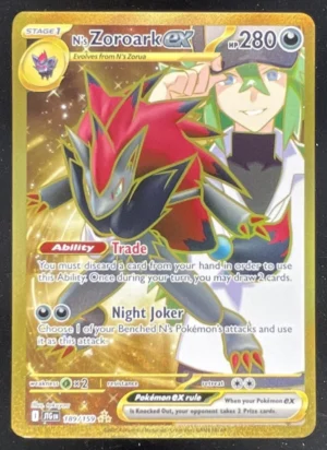 2025 Pokemon Journey Together #189/159 N's Zoroark ex