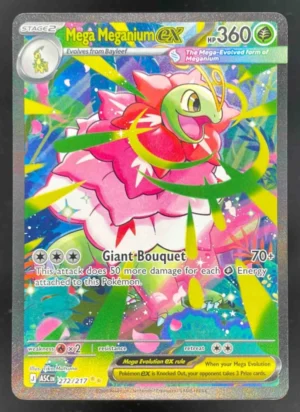 a16f6c5b-5181-46cf-a0d9-a2805baed683_18357534-5de0-421c-9e81-f94749458136 2026 Pokemon Ascended Heroes #272/217 Mega Meganium ex Special Illustration Rare