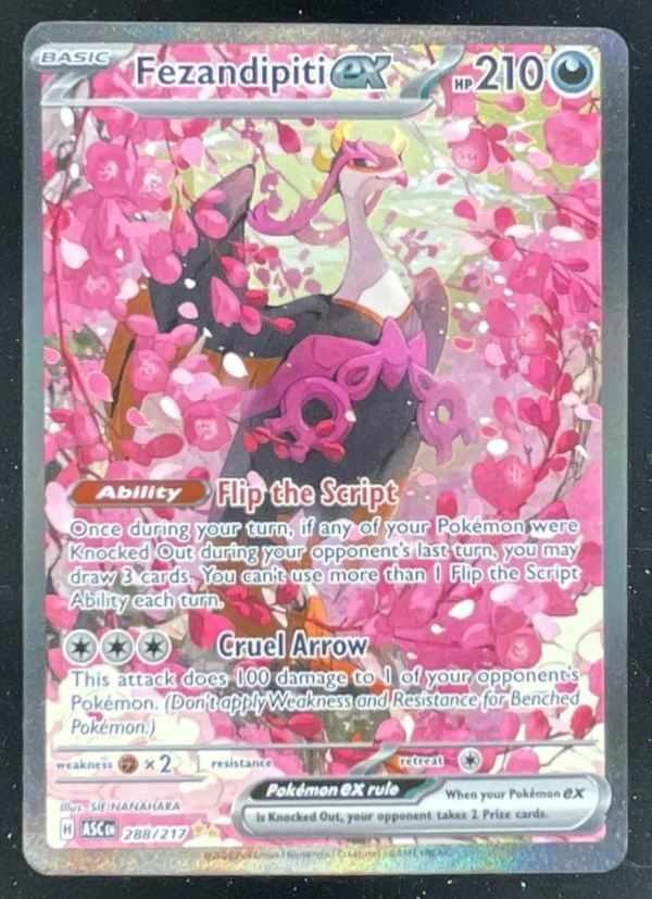 2026 Pokemon Ascended Heroes #288/217 Fezandipiti ex Special Illustration Rare