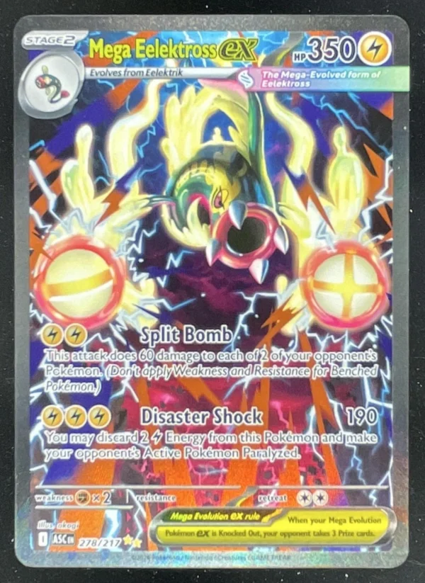 2026 Pokemon Ascended Heroes #278/217 Mega Eelektross ex Special Rare