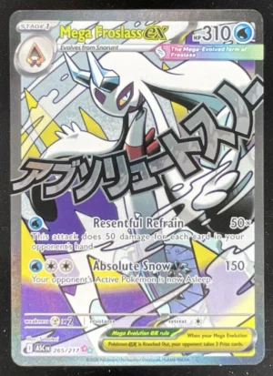 2026 Pokemon Ascended Heroes #265/217 Mega Froslass ex Mega Attack Rare