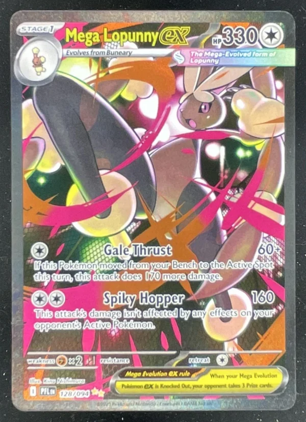 2025 Pokemon Phantasmal Flames #128/094 Mega Lopunny ex Special Rare