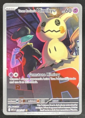 2026 Pokemon Ascended Heroes #238/217 Team Rocket's Mimikyu Illustration Rare