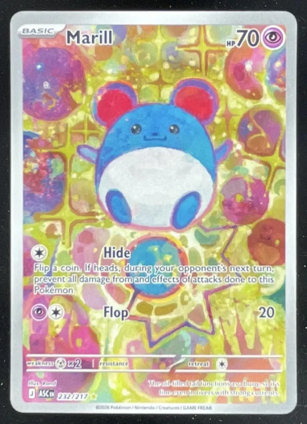 2026 Pokemon Ascended Heroes #232/217 Marill Illustration Rare