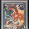 PreviousNext   2022 Pokemon Sword & Shield Brilliant Stars #154/172 Charizard V PSA 9