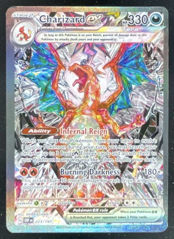 2023 Pokemon SV Obsidian Flames - OBF EN #223/197 Charizard ex Special Rare
