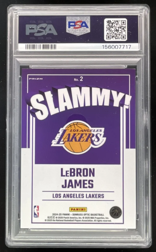 2024-25 Panini Donruss Optic Slammy! #2 LeBron James PSA 10