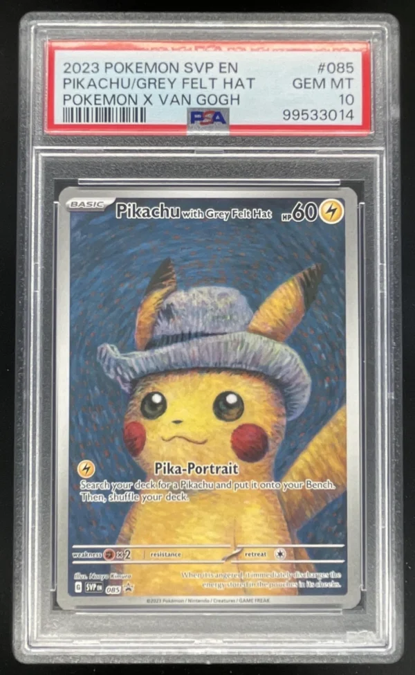 2023 Pokemon SV Black Star Promos Promos #085 Pikachu Van Gogh PSA 10