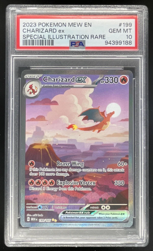 2023 Pokemon SV 151 #199/165 Charizard ex Special Illustration Rare PSA 10